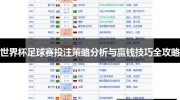 微信世界杯怎么赌投注-解锁微信世界杯趣味投注攻略，共享精彩赛事！